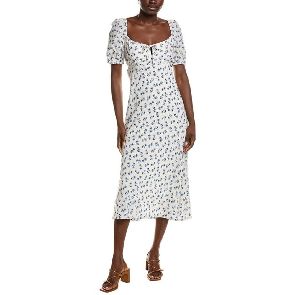 Emerson Fry Womens Franny Rose Dress, Ivory